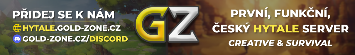 Gold-Zone.cz - PRVNÍ FUNKČNÍ HYTALE SERVER! thumbnail